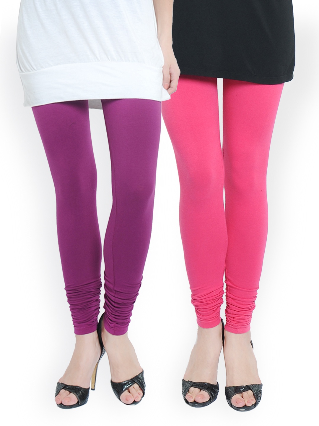 

Bitterlime Pack of 2 Leggings, Magenta