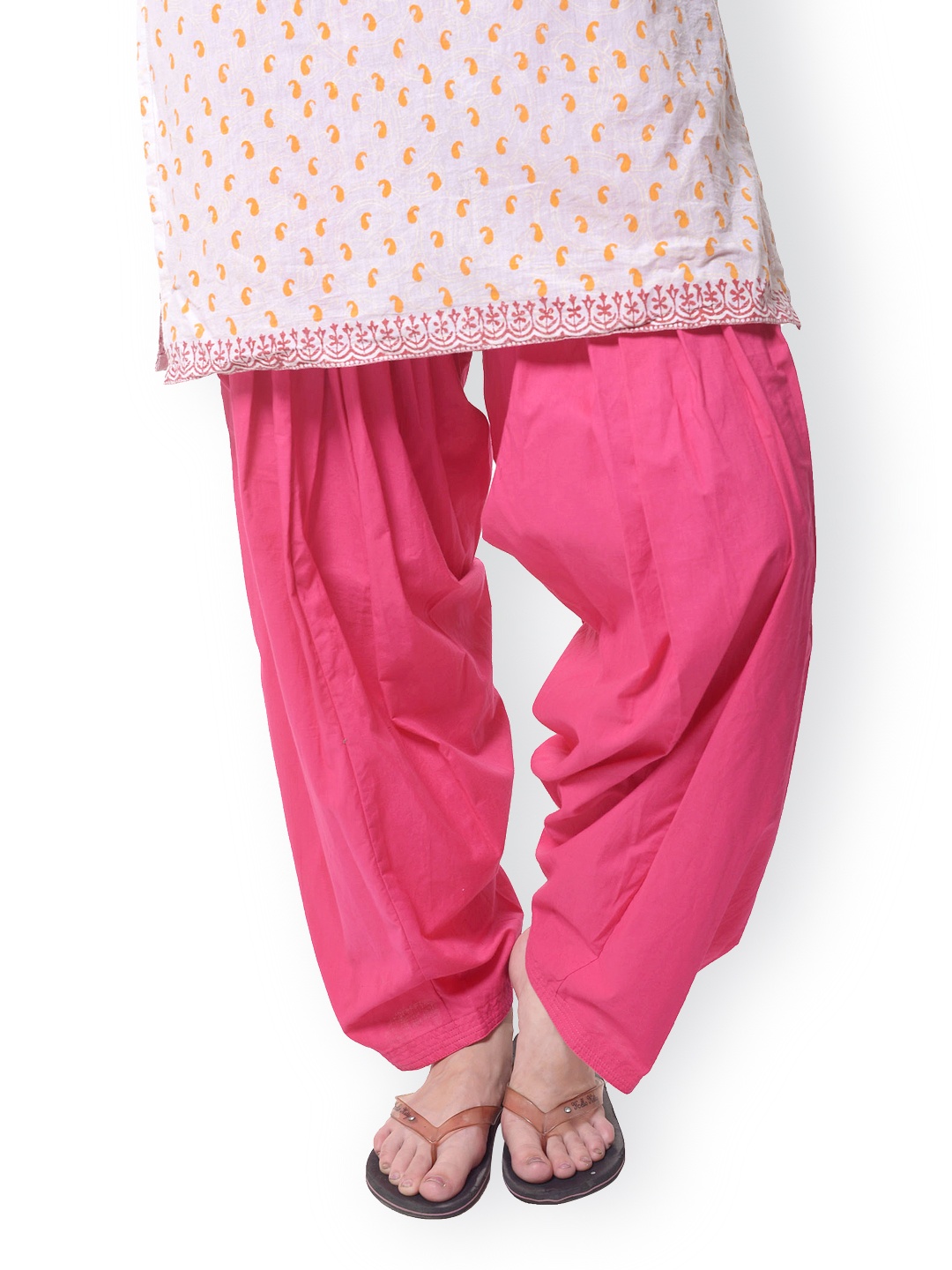 

Bitterlime Women Pink Patiala Pants