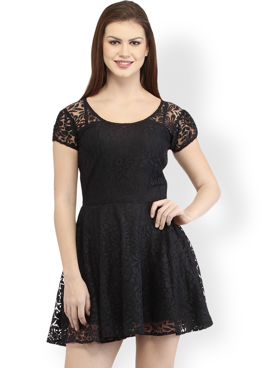 

Cation Black Skater Dress
