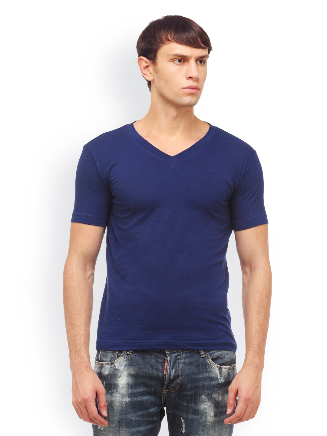 

Cation Men Navy T-shirt, Navy blue
