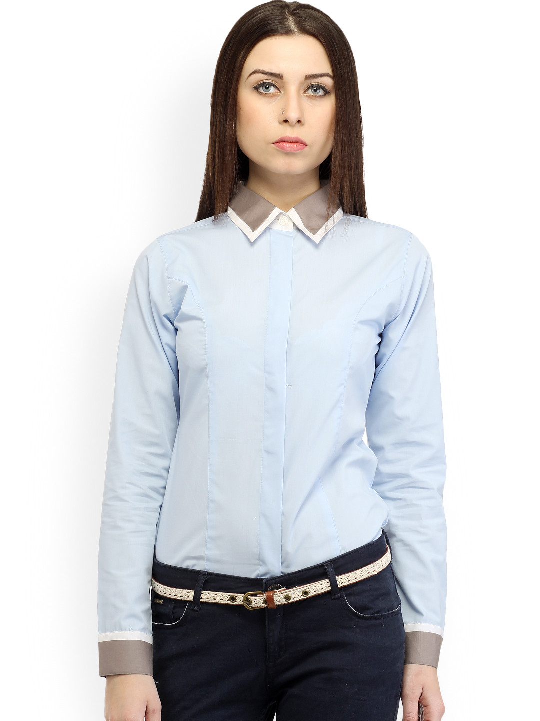 

Cation Women Blue Shirt