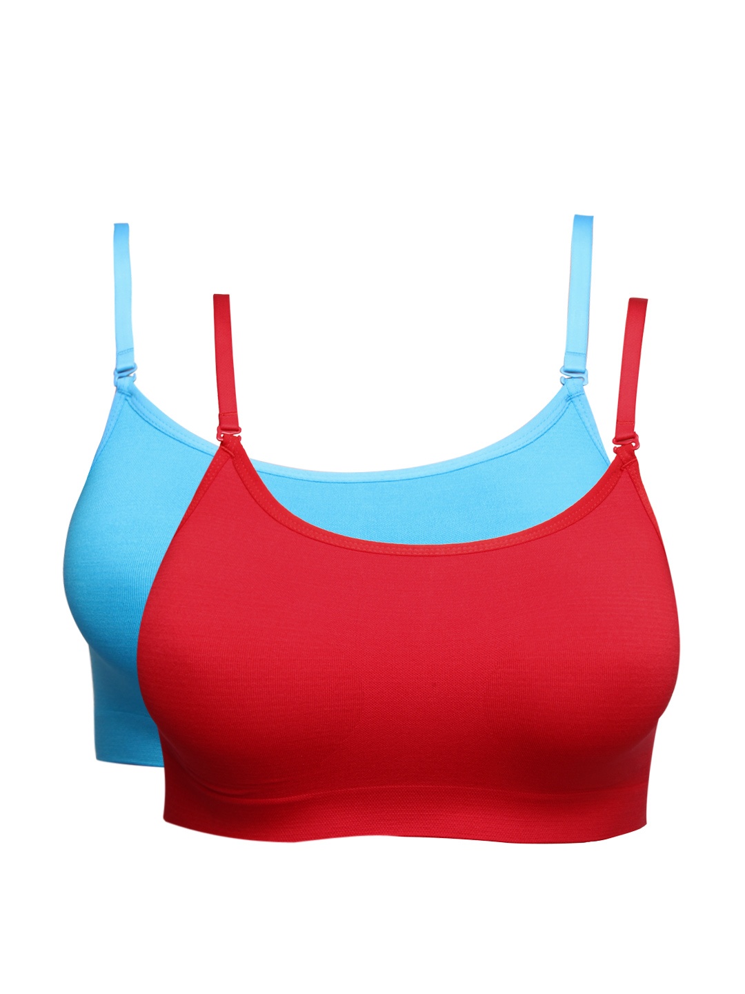 

Clovia Pack Of 2 Camisole Bras BR0074F77, Blue