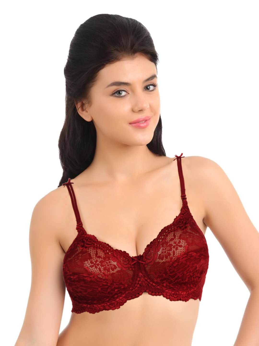 

Enamor Scarlet Dress Up Bra, Red