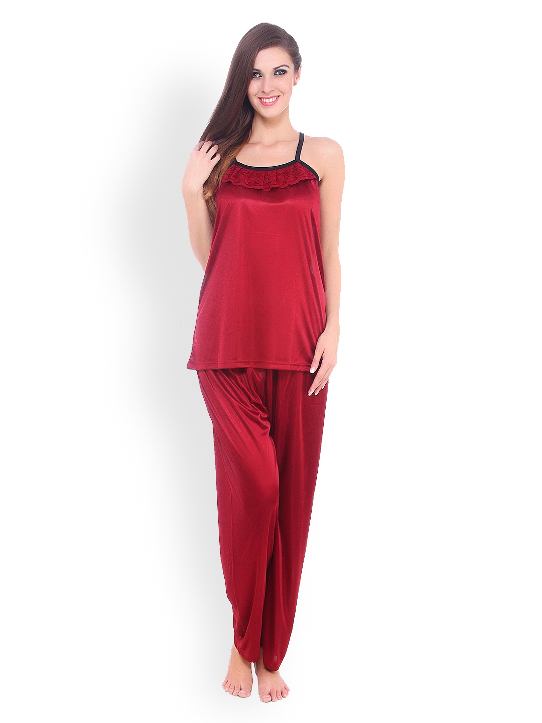 

Fasense Women Maroon Night Suit DP064C2