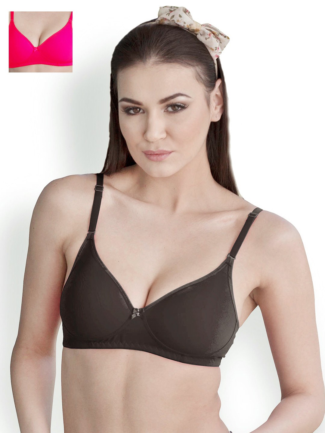 

Floret Pack of 2 Full Coverage Bras F 20560, Black