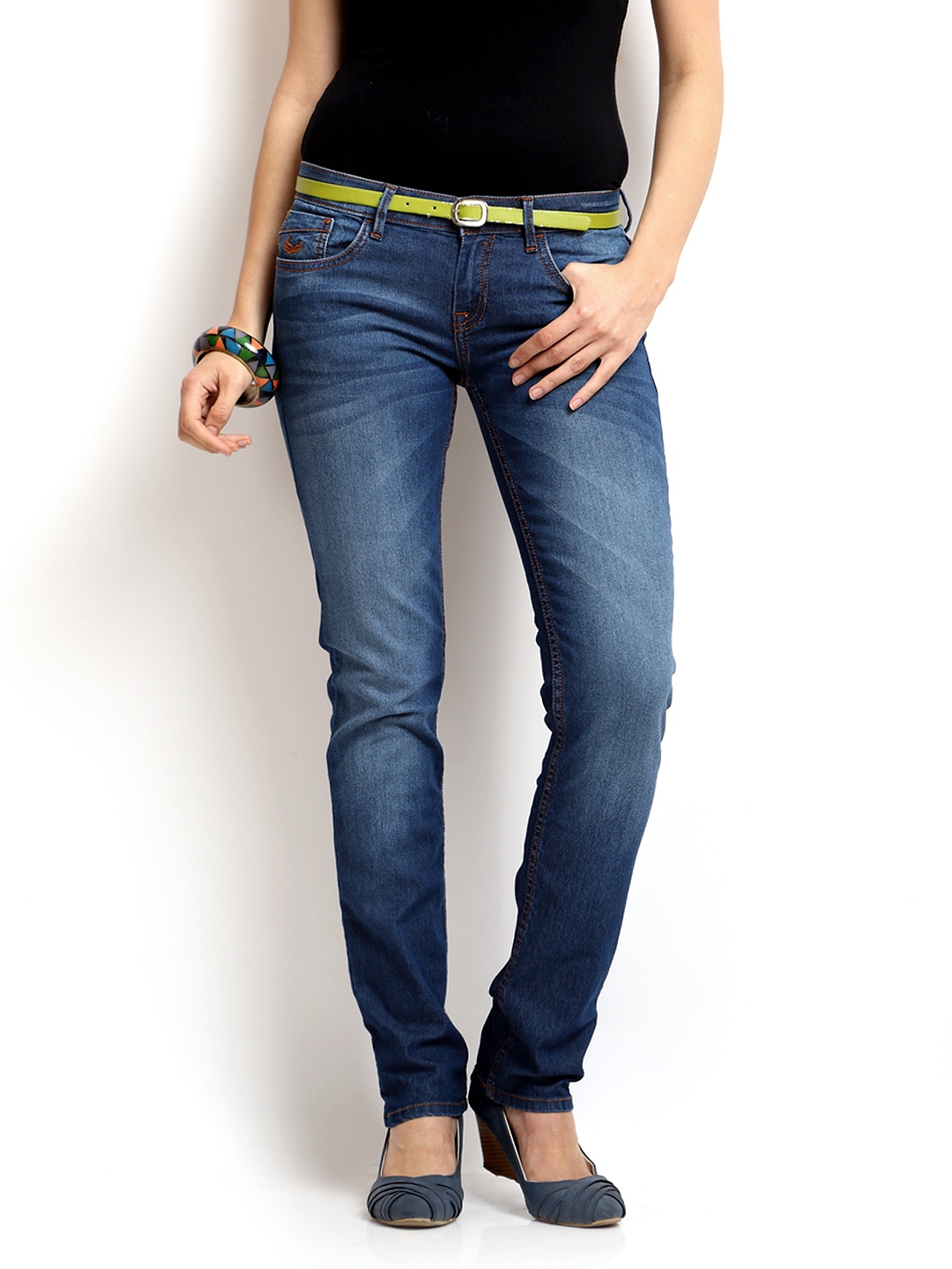 

Flying Machine Blue Veronica Skinny Fit Jeans