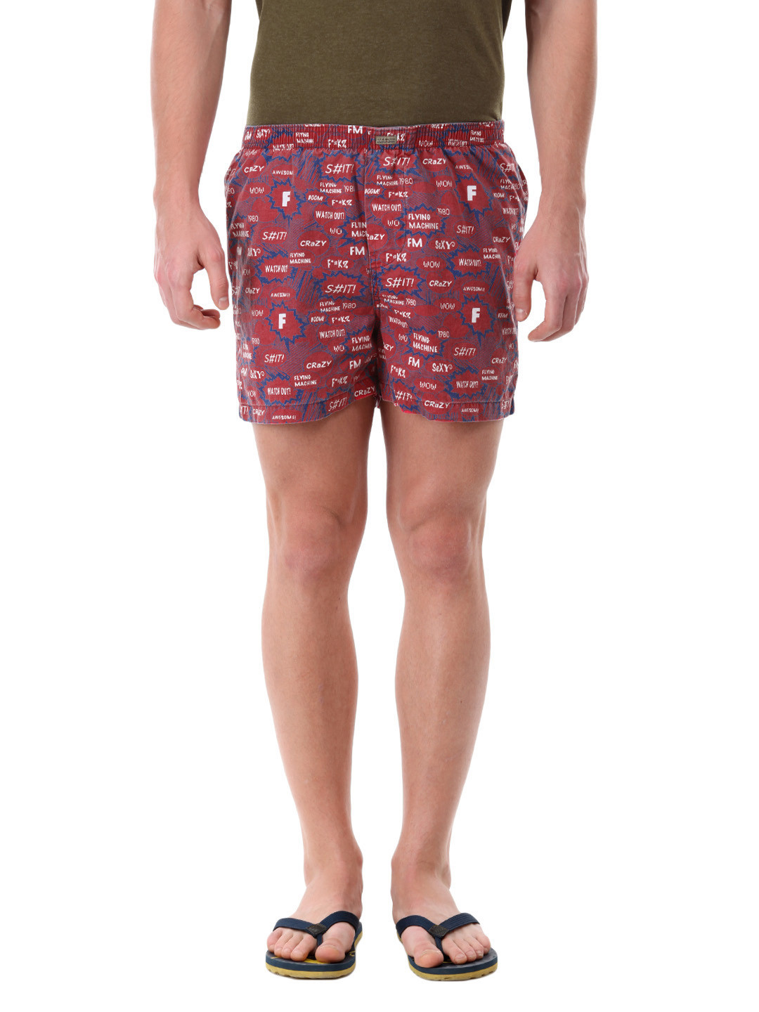 

Flying Machine Men Red Boxers FMST0061
