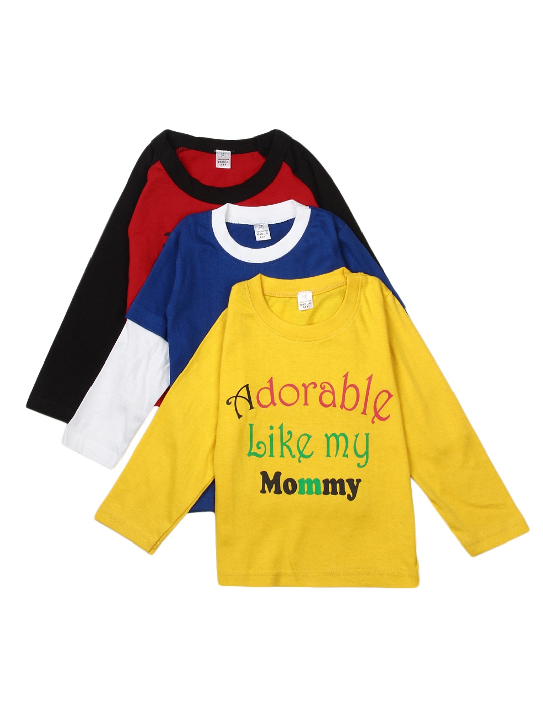 

GKIDZ Boys Pack of 3 Pure Cotton T-shirts, Red