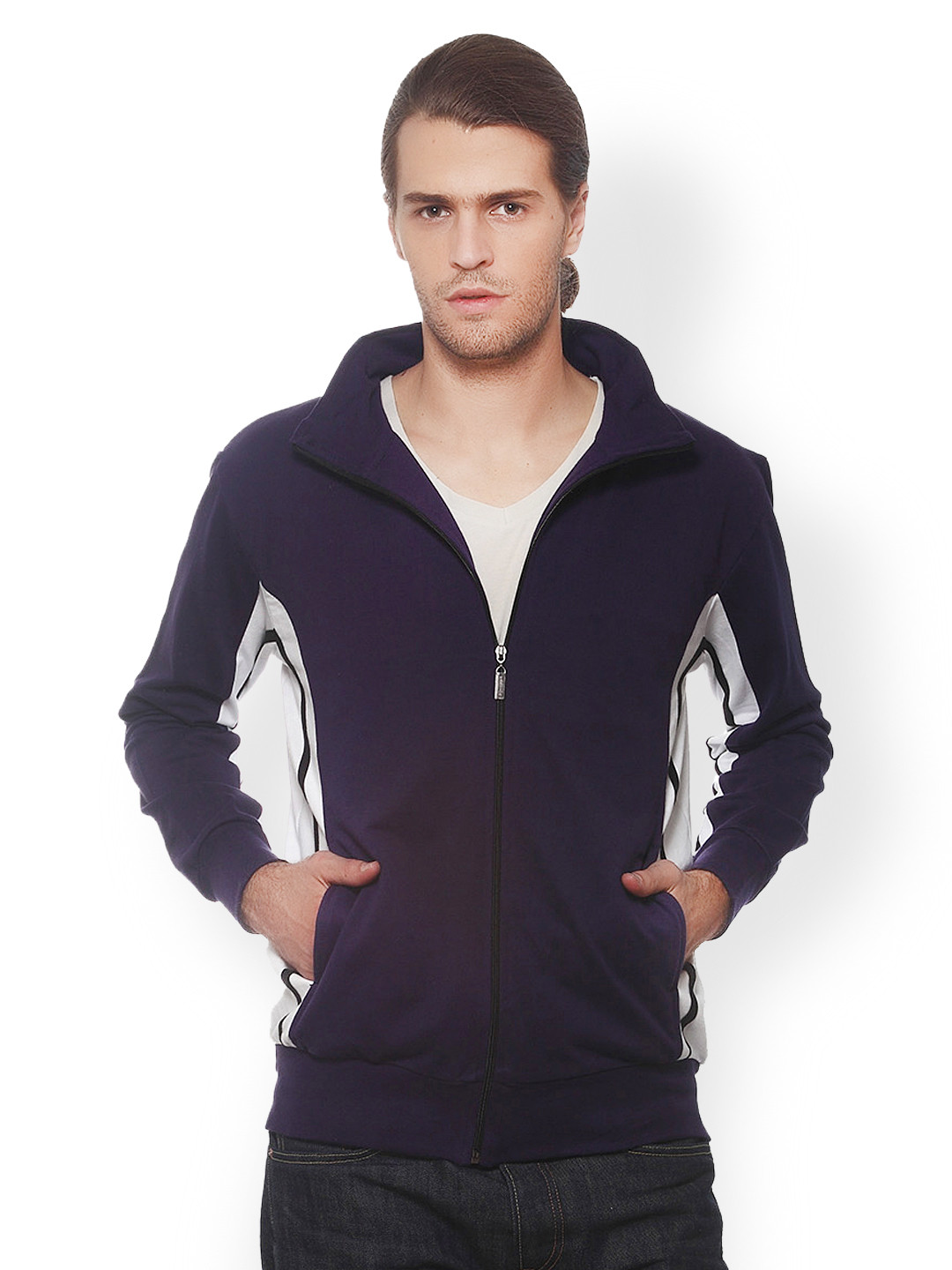 

GRITSTONES Men Navy Sweatshirt, Navy blue