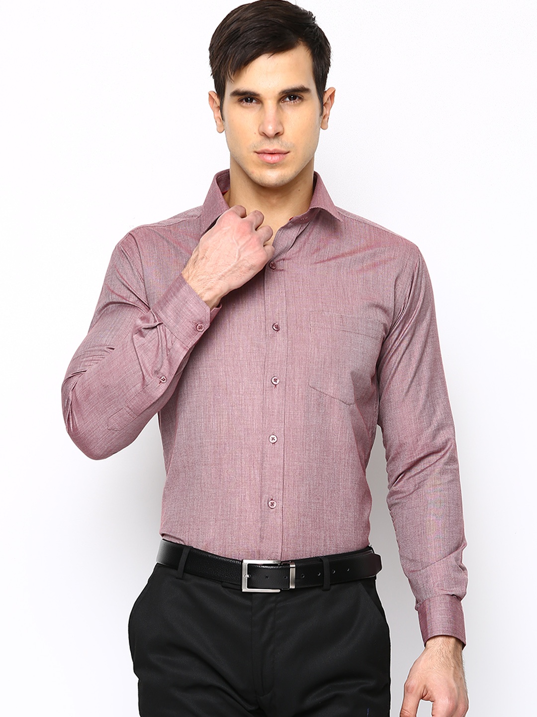 

Hancock Pink Slim Fit Formal Shirt