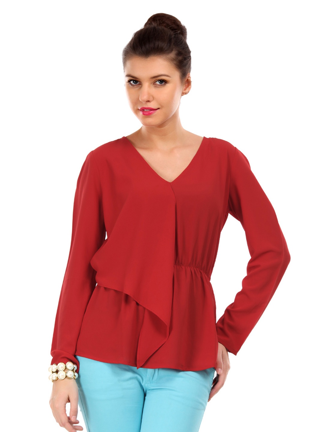 

Harpa Women Red Top
