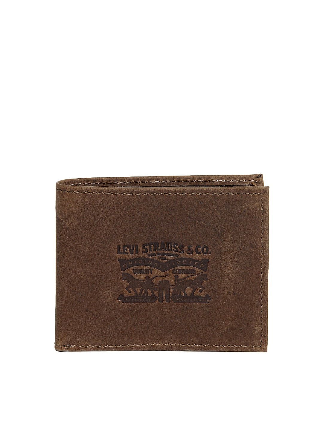

Levis Men Brown Leather Wallet