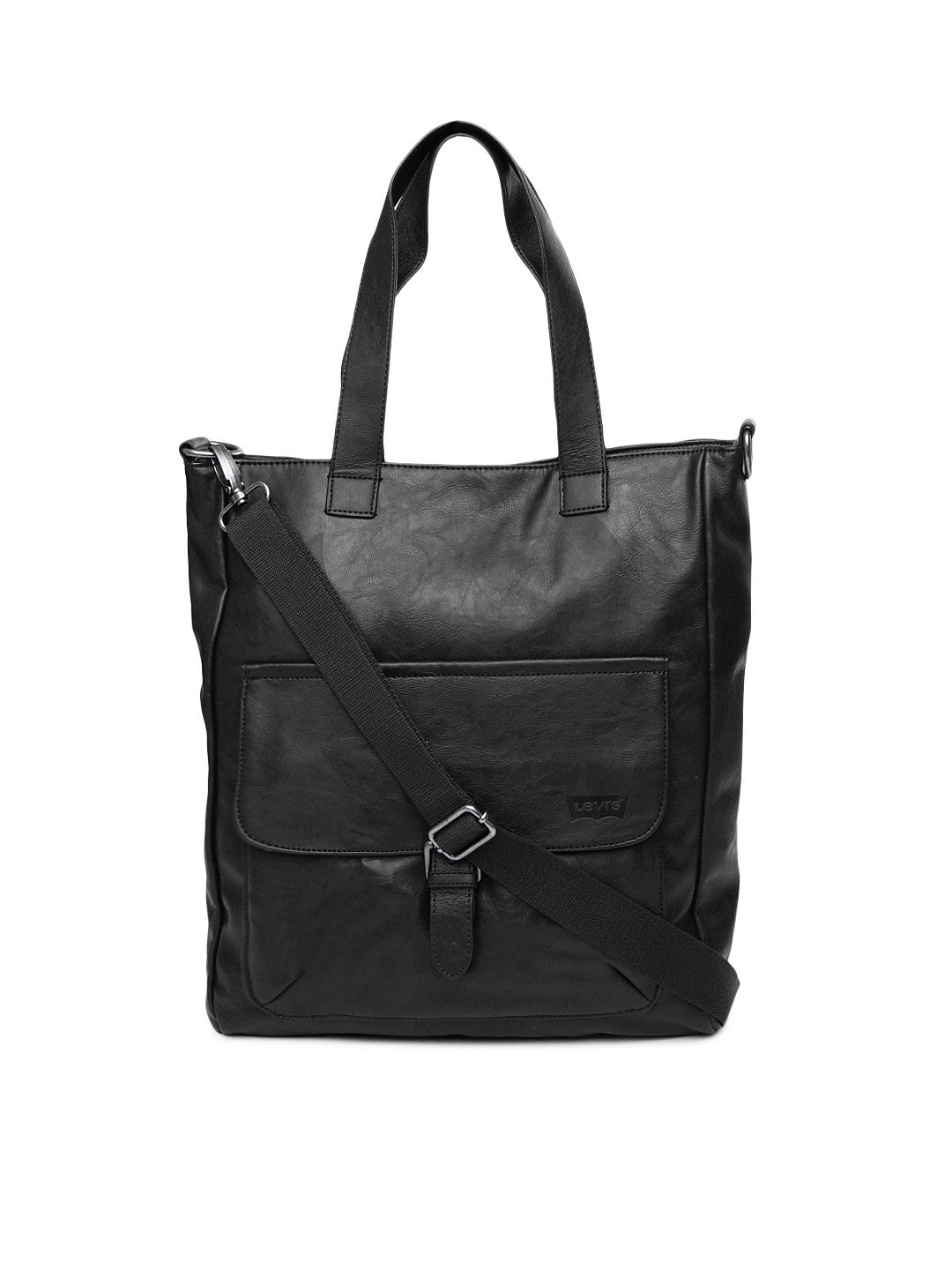 Myntra Levis Unisex Black Tote Bag 267408 | Buy Myntra Levis Tote Bags ...