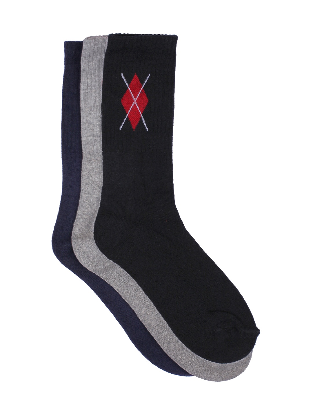 

MARC Men Set of 3 Socks, Multi