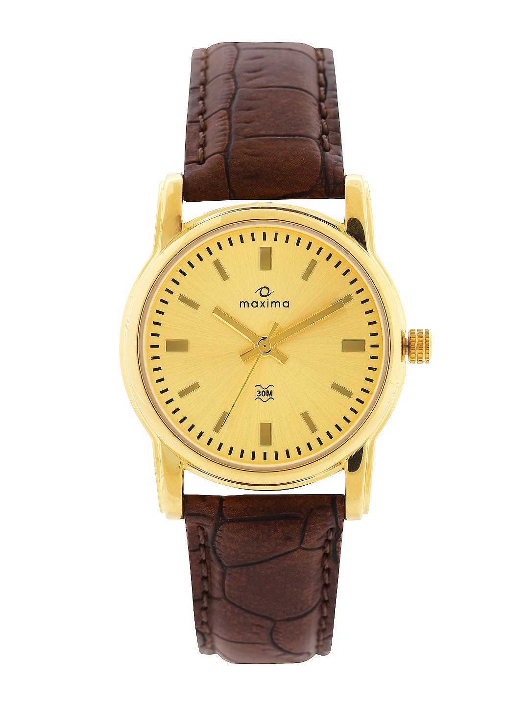 

Maxima Women Dial Watch 24494LMLY, Gold