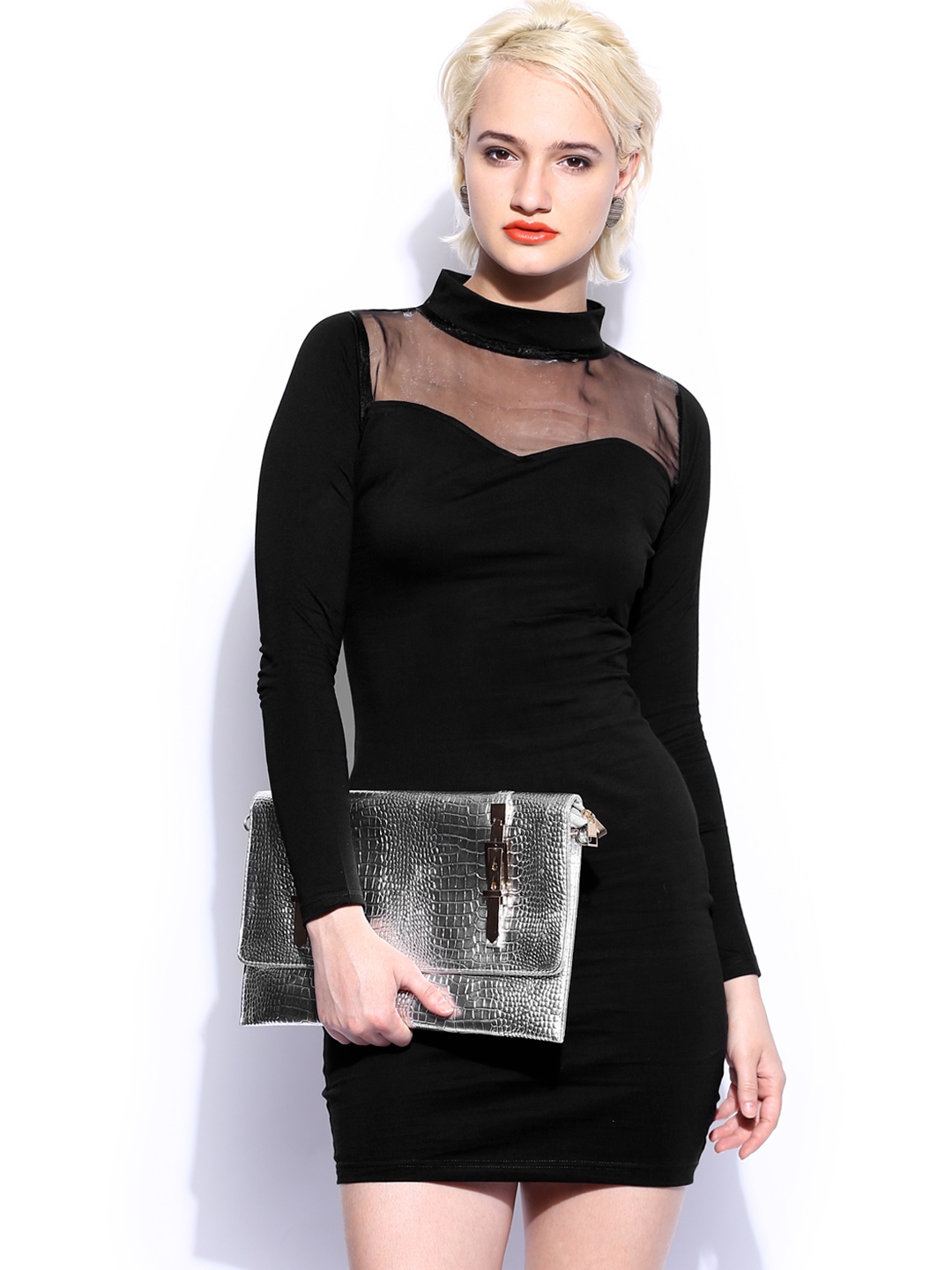 

Miss Chase Black Bodycon Dress