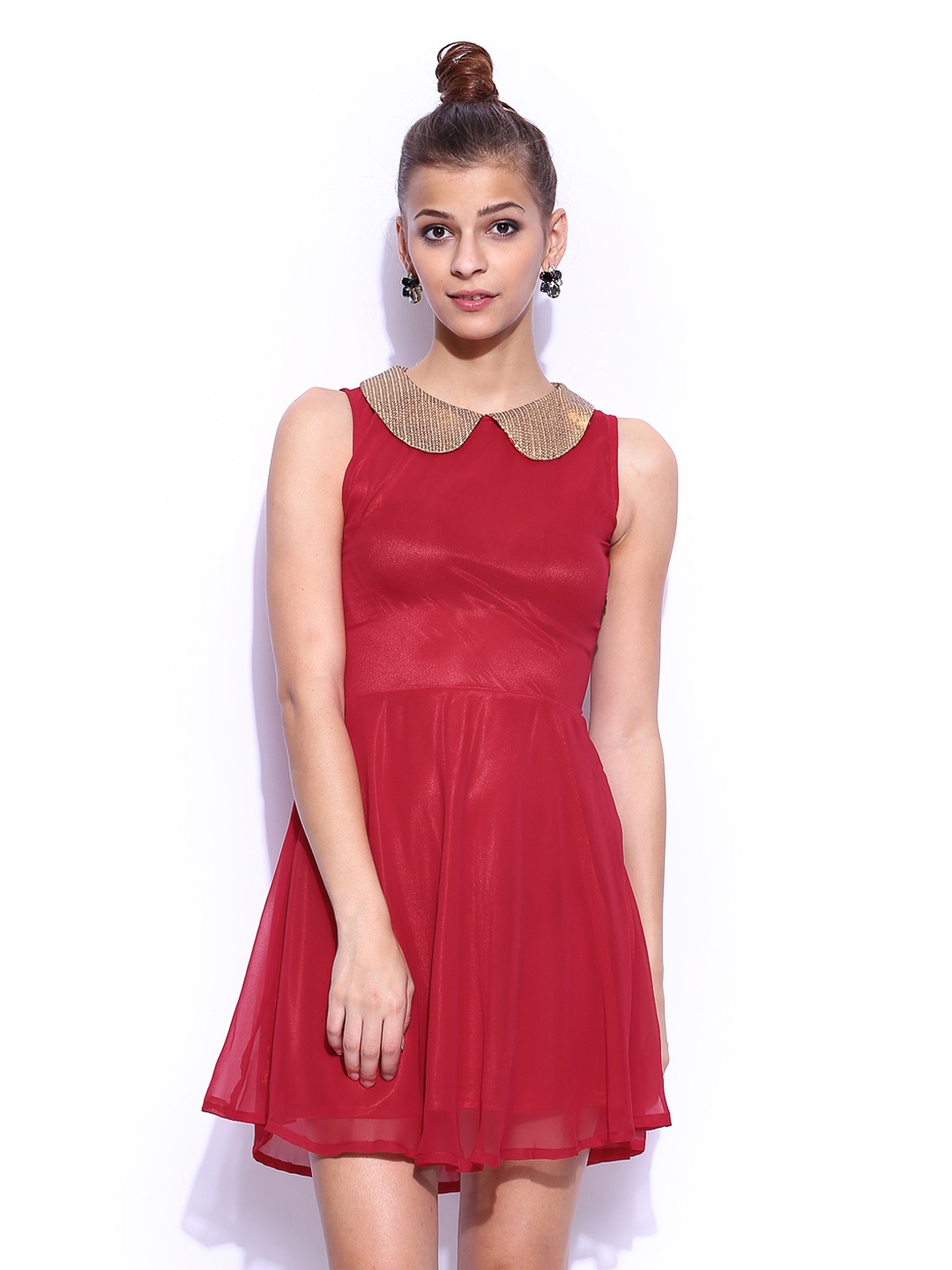 

Miss Chase Red Skater Dress