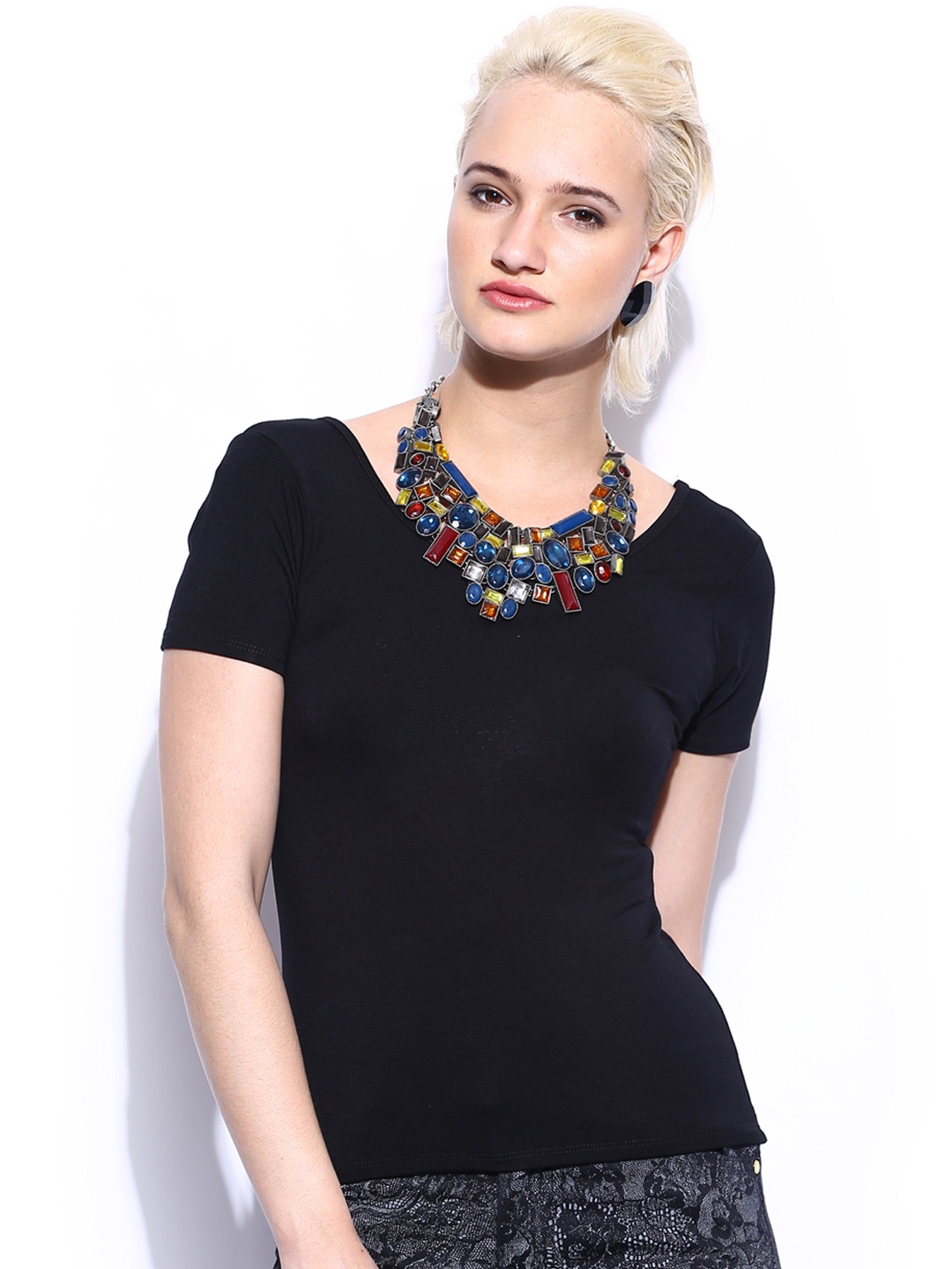 

Miss Chase Black Crop Top