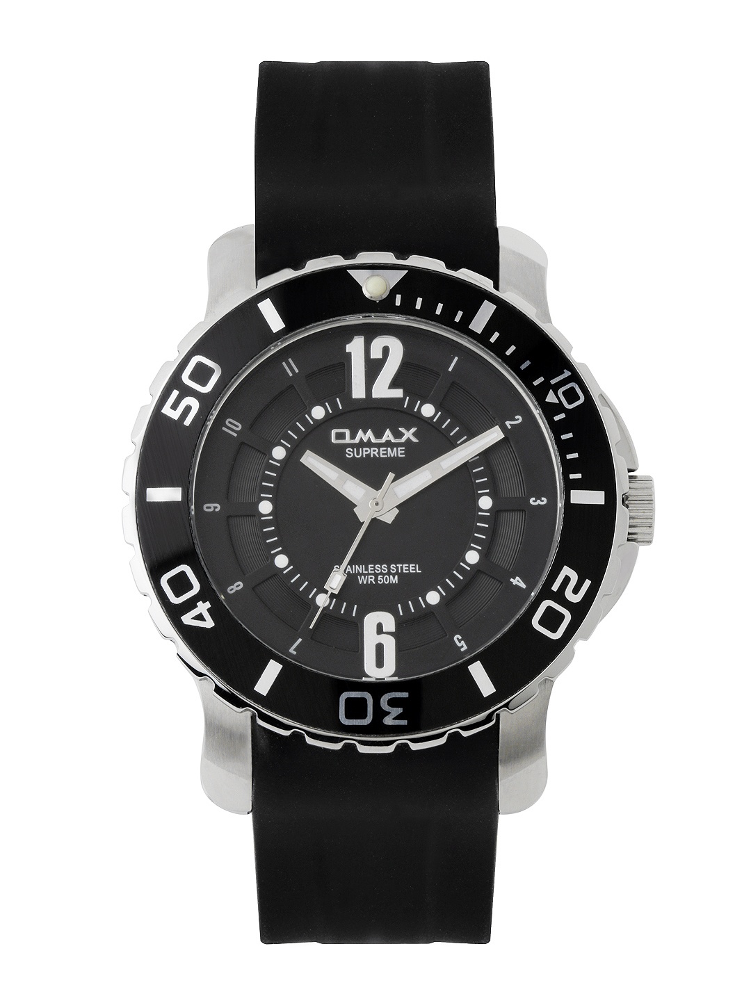 

Omax Men Black Dial Watch