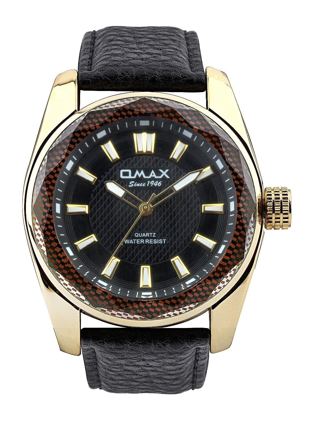 

Omax Men Black Dial Watch