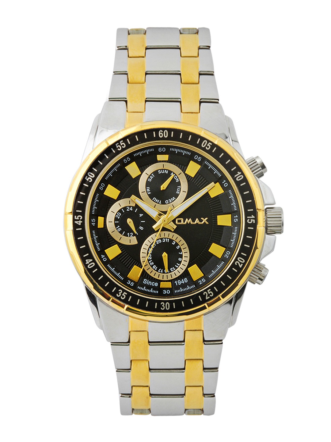 

Omax Men Black Dial Watch