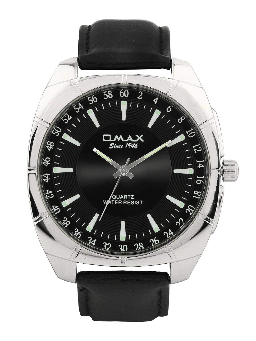 

Omax Unisex Black Dial Watch