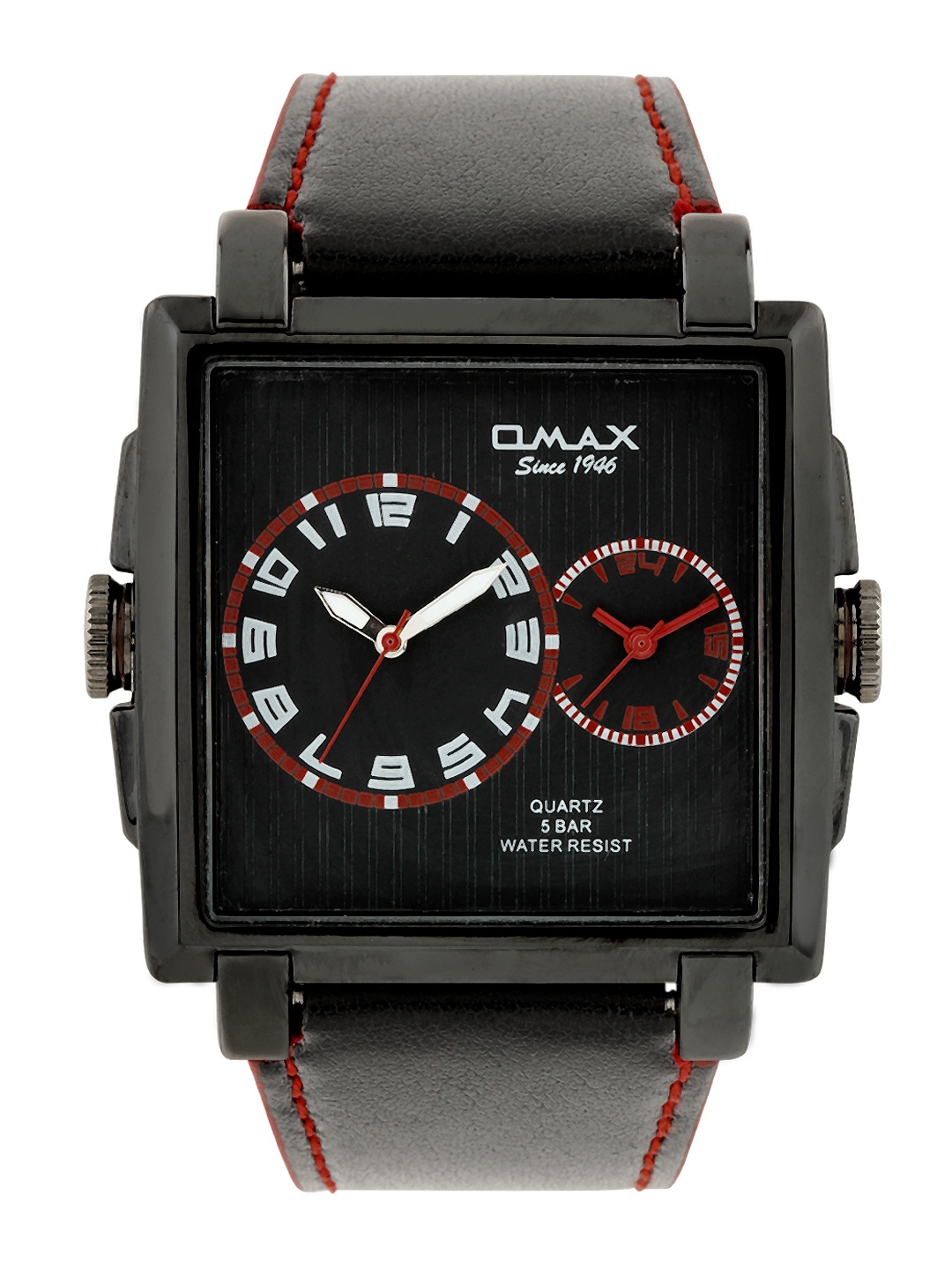 

Omax Unisex Black Dial Watch