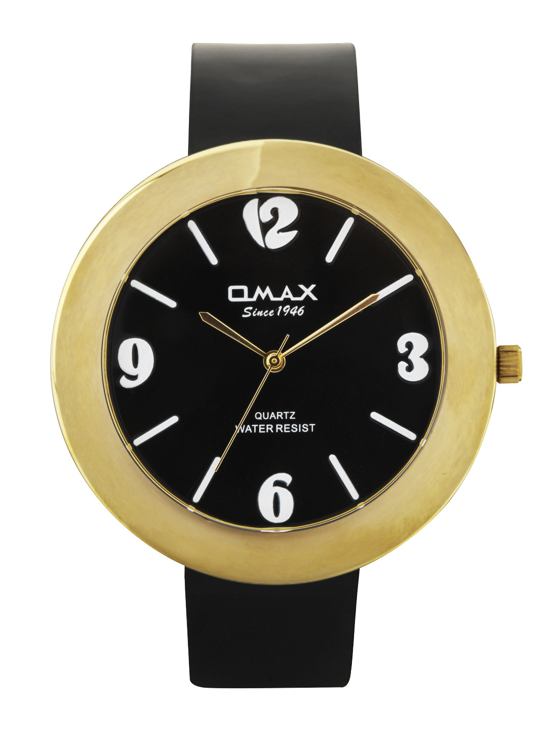 

Omax Unisex Black Dial Watch