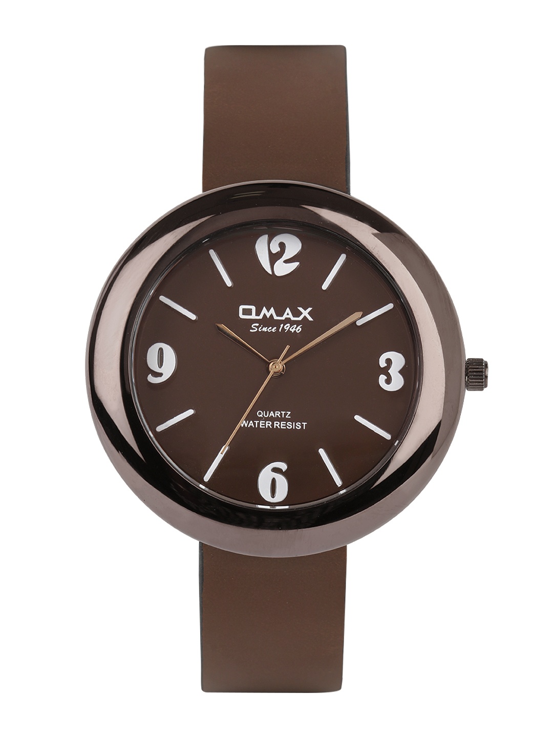 

Omax Unisex Brown Dial Watch