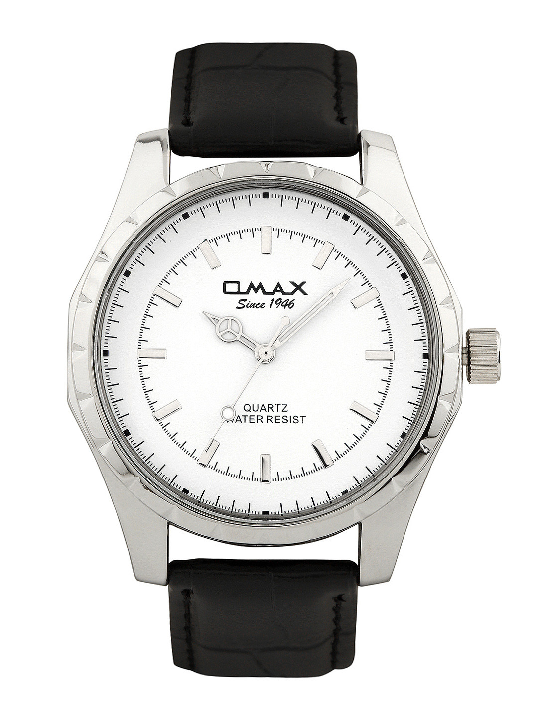 

Omax Unisex White Dial Watch