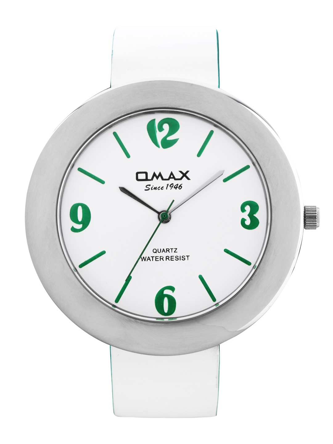 

Omax Unisex White Dial Watch