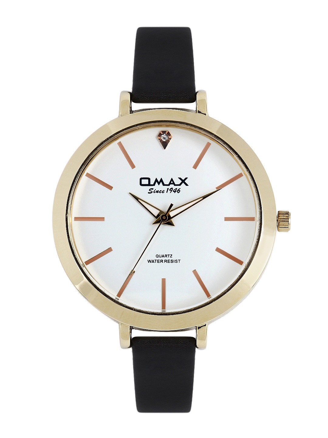 

Omax Women White Dial Watch