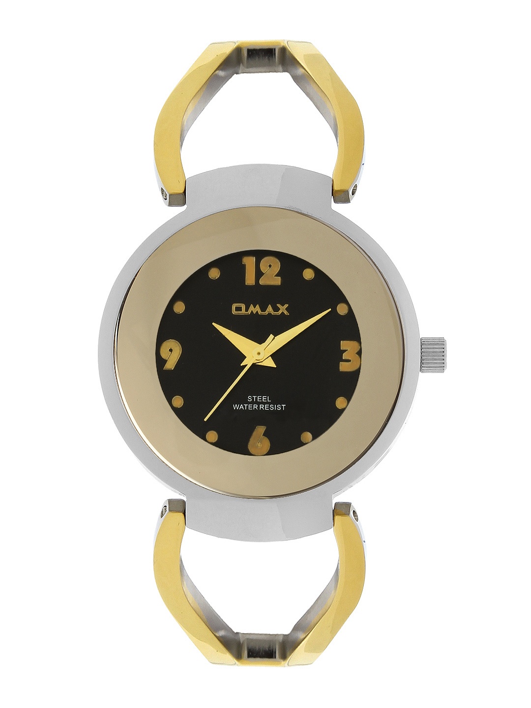 

Omax Women White Dial Watch LS280, Black