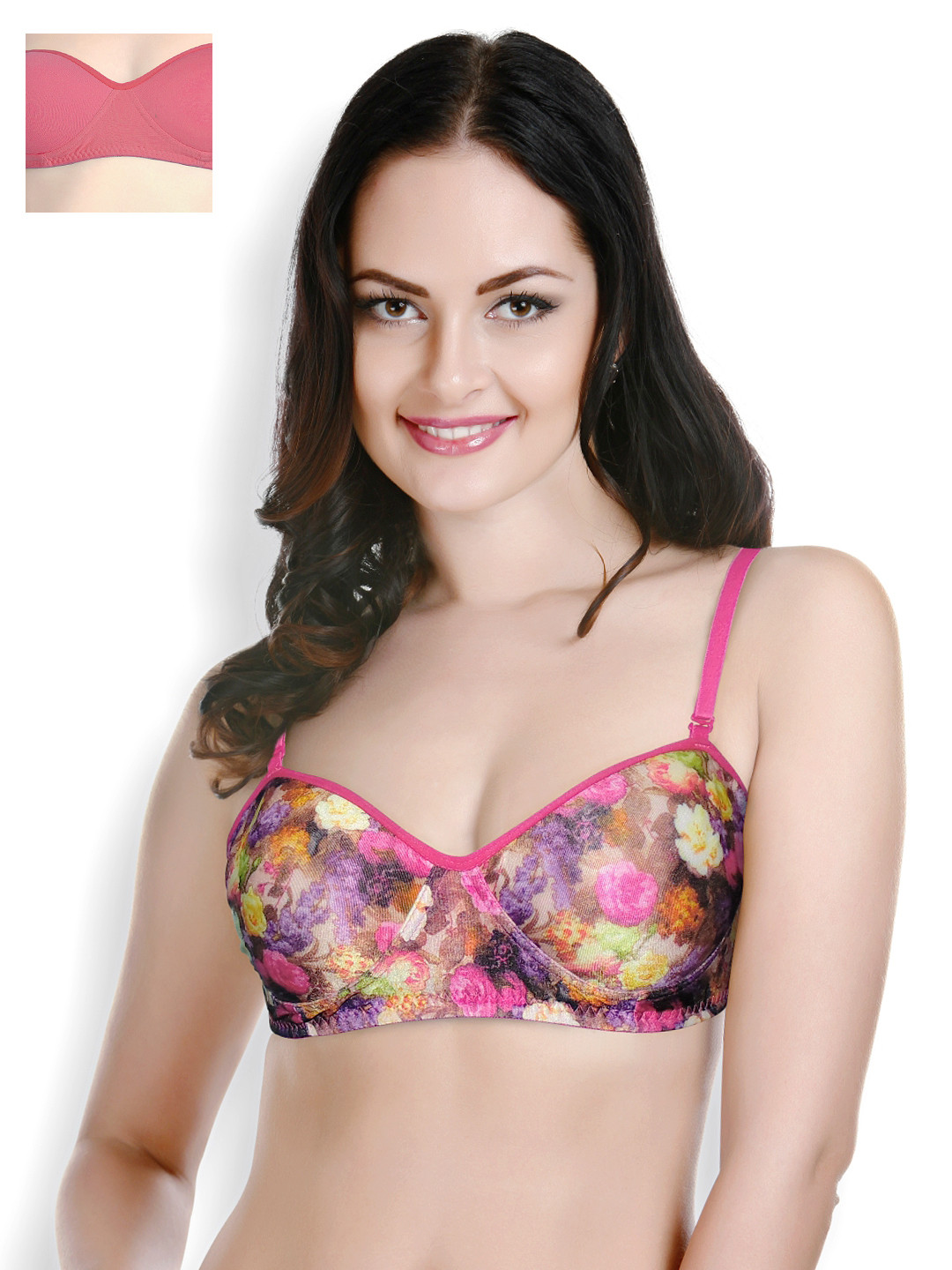

Tweens Pack of 2 T-shirt Bras TW1204PR-TW1201DPK, Pink