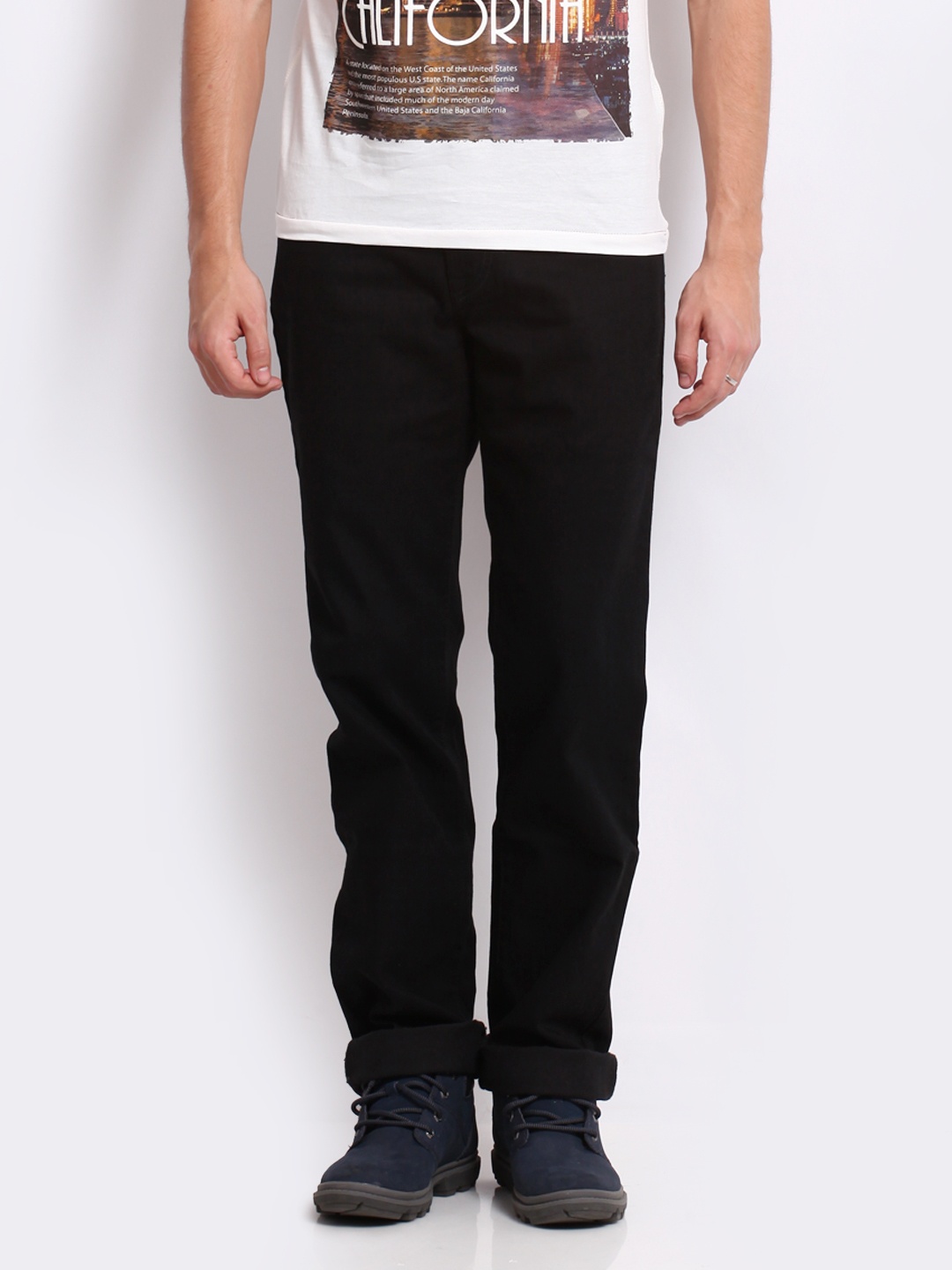 

Pepe Jeans Men Black Comfort Regular Fit Jeans