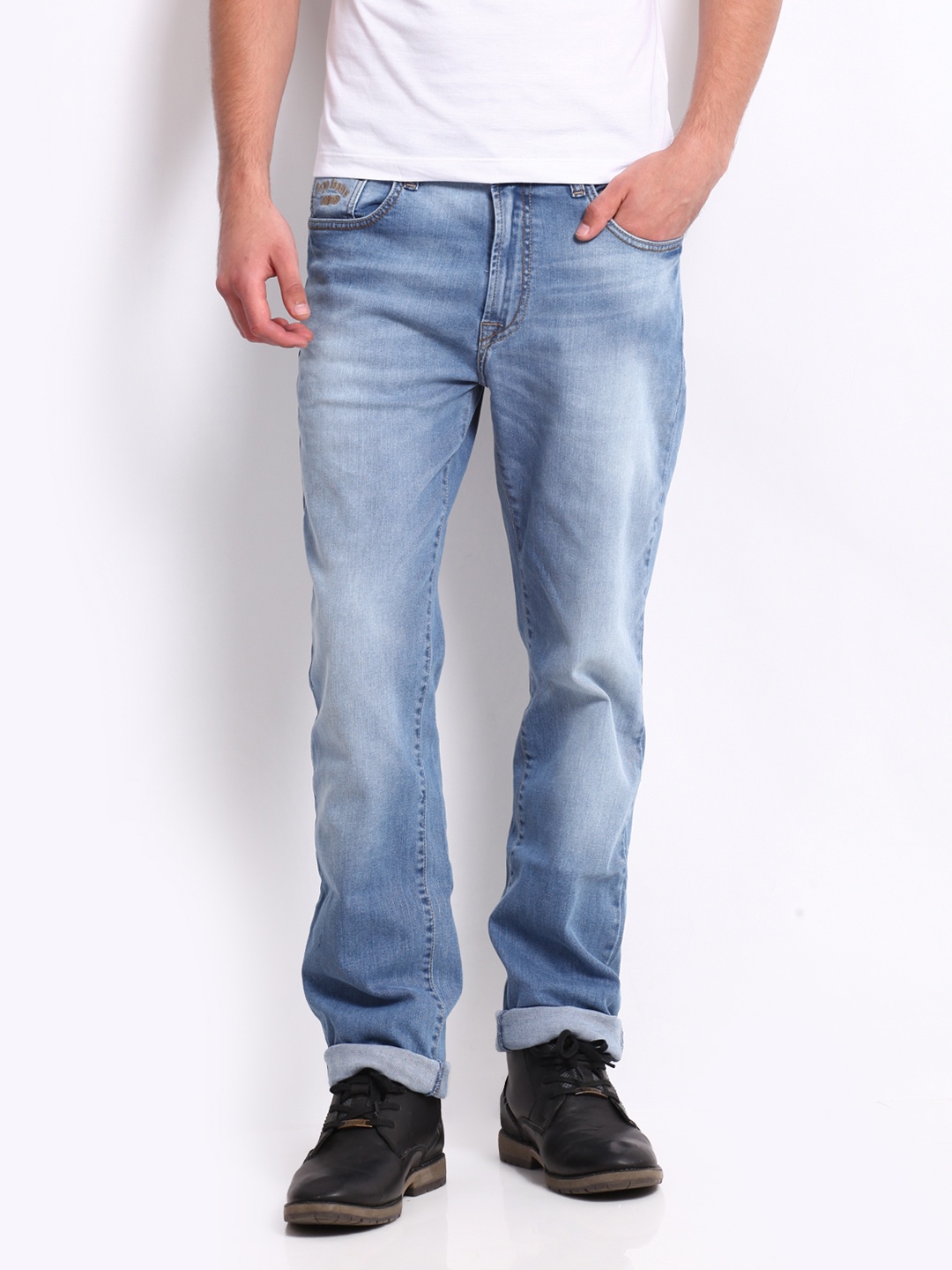 

Pepe Jeans Men Blue Holborne Regular Fit Jeans