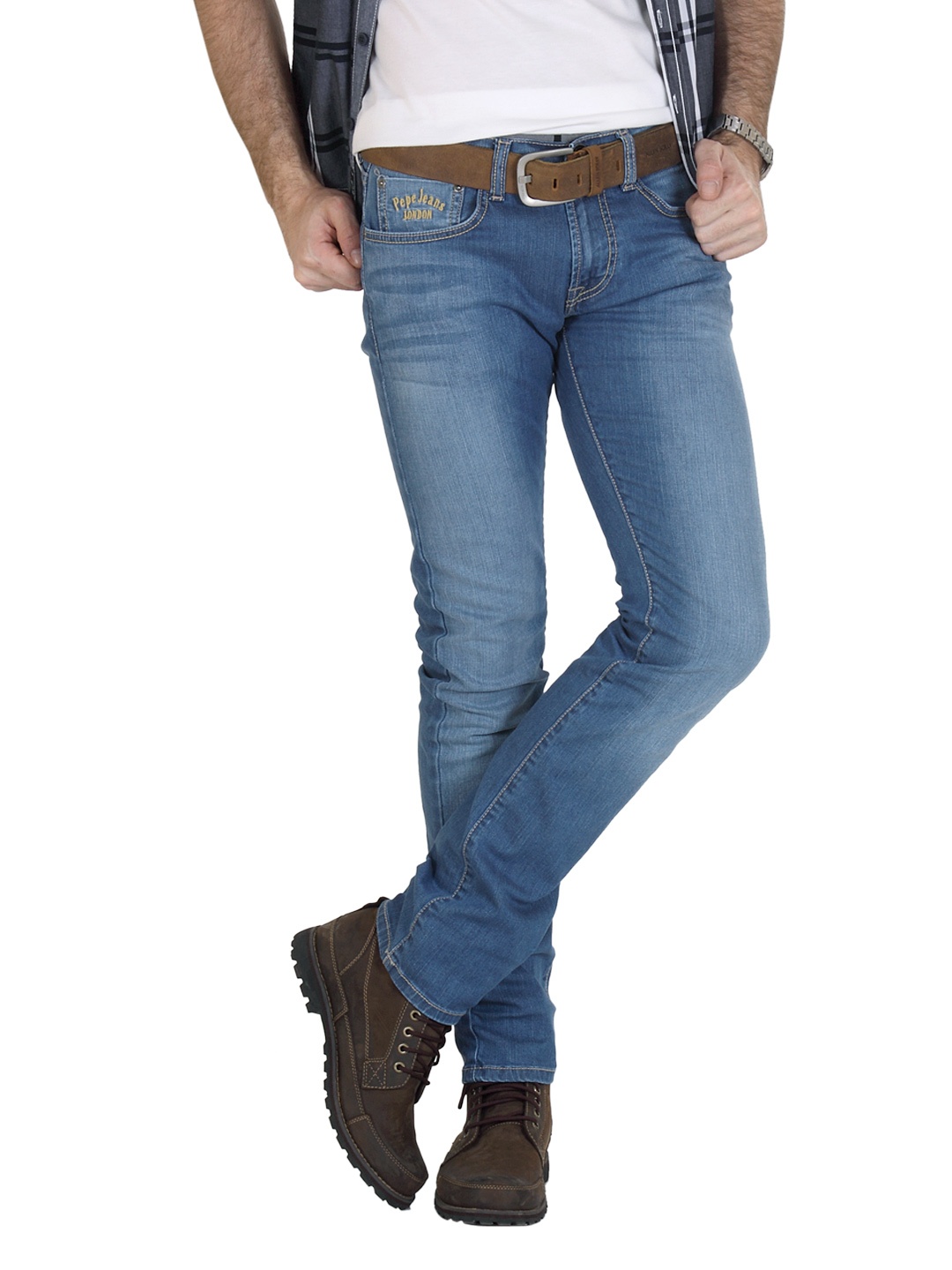 

Pepe Jeans Men Blue Jeans