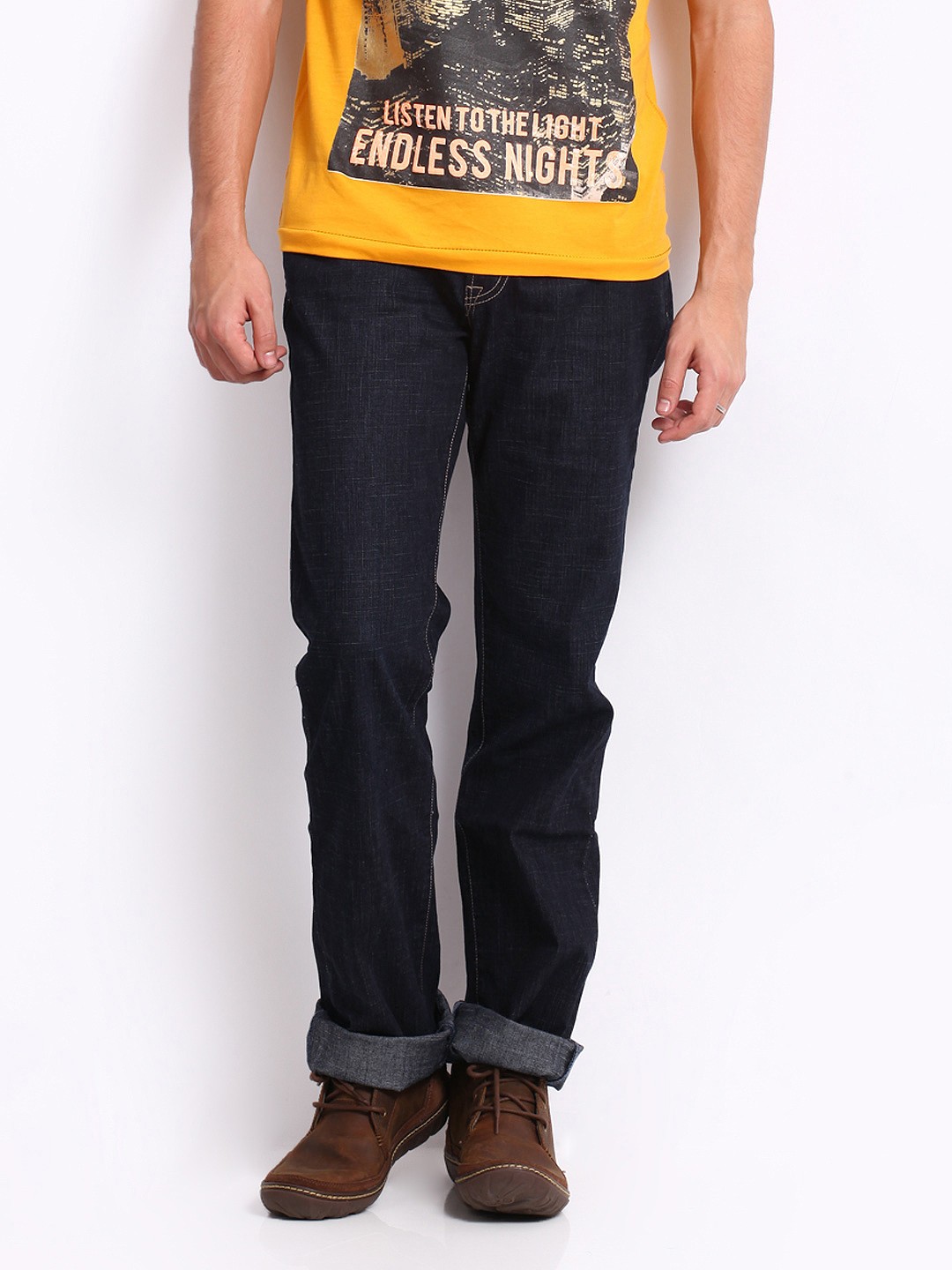 

Pepe Jeans Men Navy Kingston Regular Fit Jeans, Navy blue