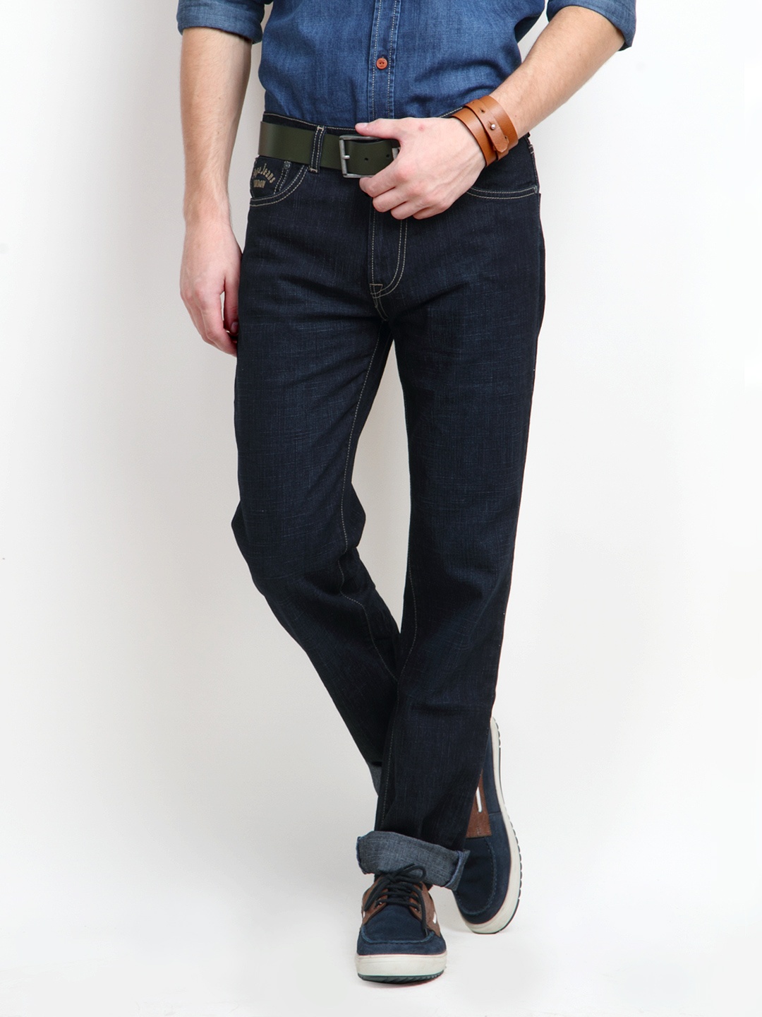 

Pepe Jeans Men Indigo Blue Holborne Regular Fit Jeans