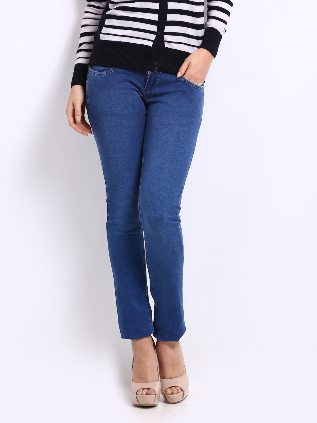 

Pepe Jeans Women Blue Slim Fit Jeans