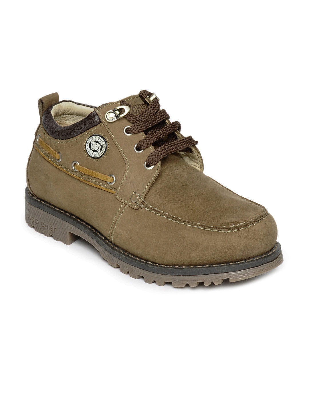 

Red Chief Men Brown Solid Sneakers