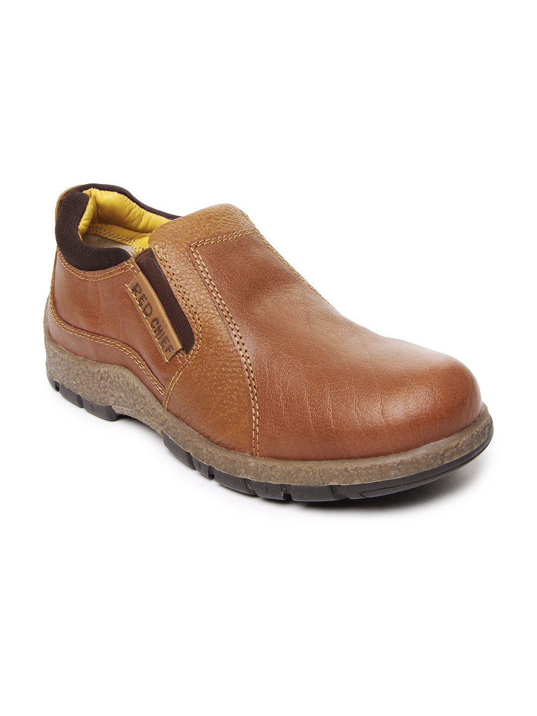 

Red Chief Men Brown Leather Casual Shoes