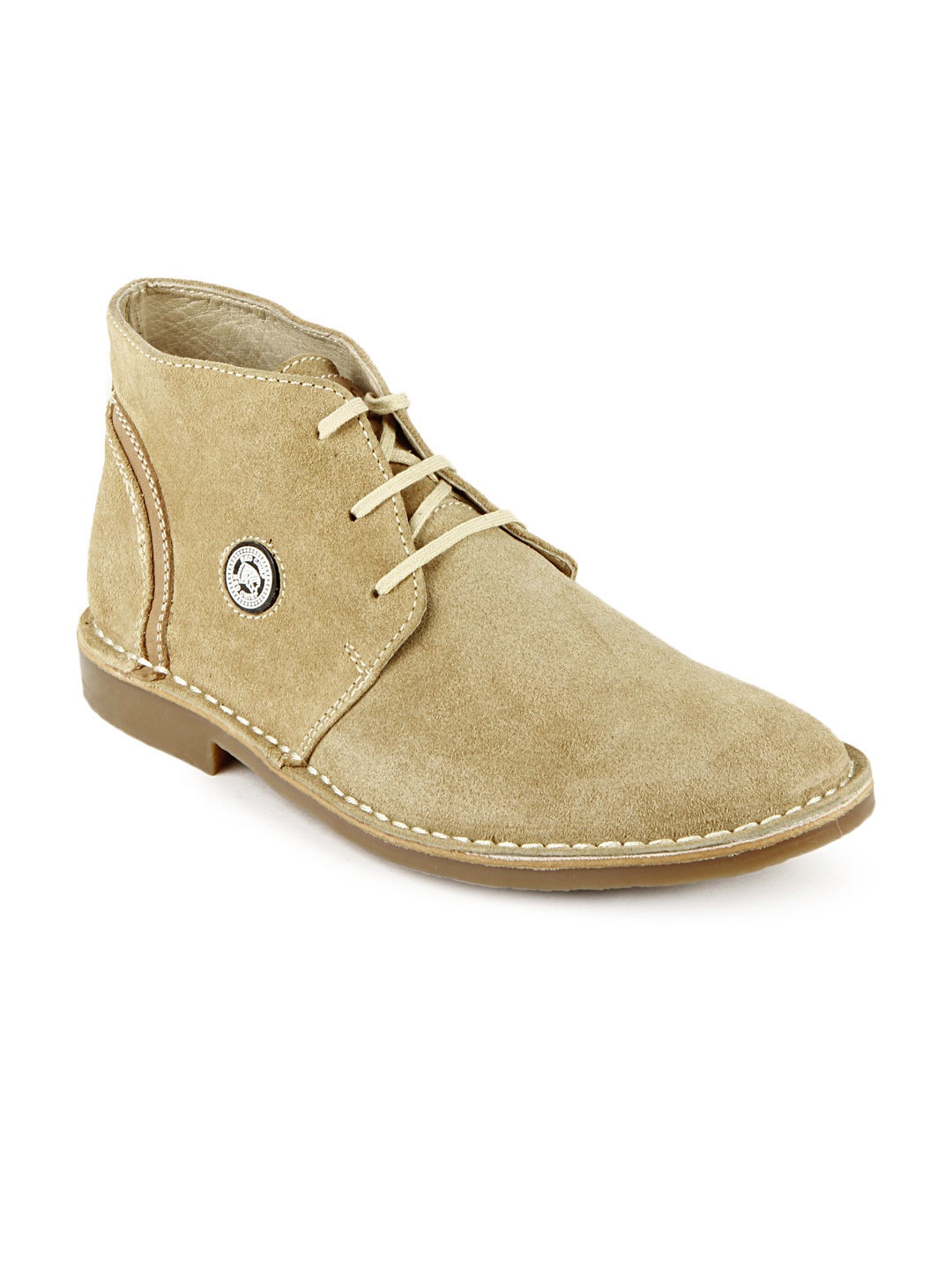 

Red Chief Men Camel Brown Casual Leather Shoes