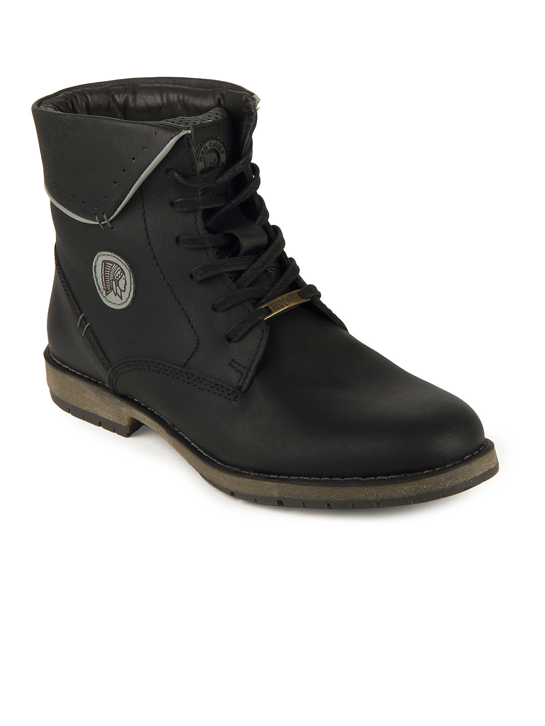 

Red Chief Men Black Casual Leather Shoes