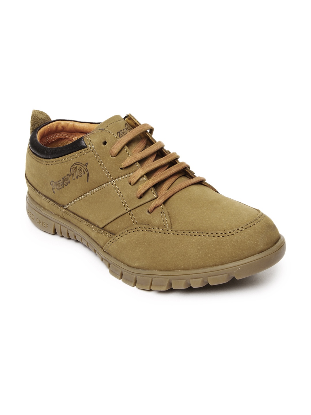 

Red Chief Men Brown Suede Sports Shoes