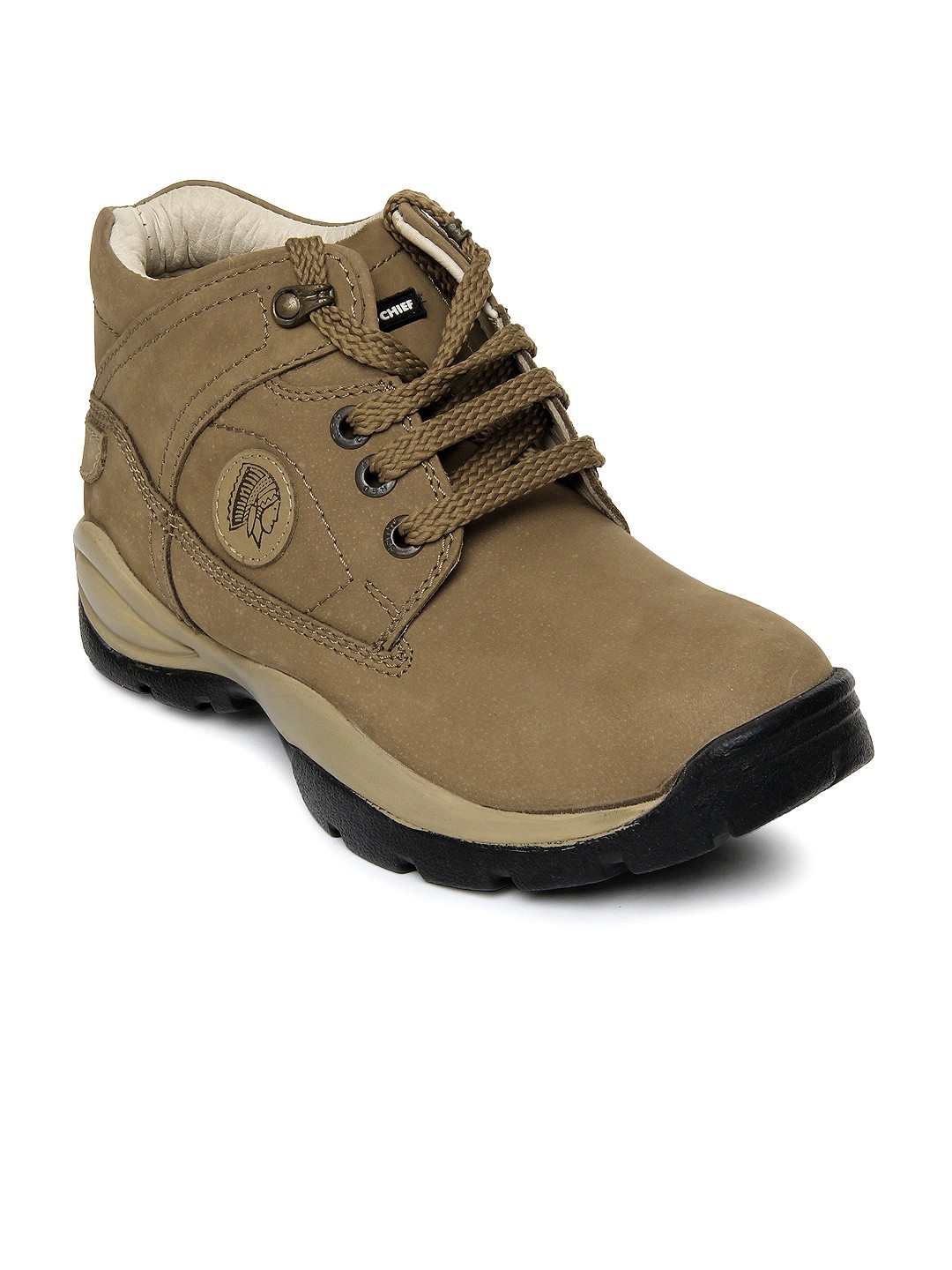 

Red Chief Men Brown Leather Casual Shoes