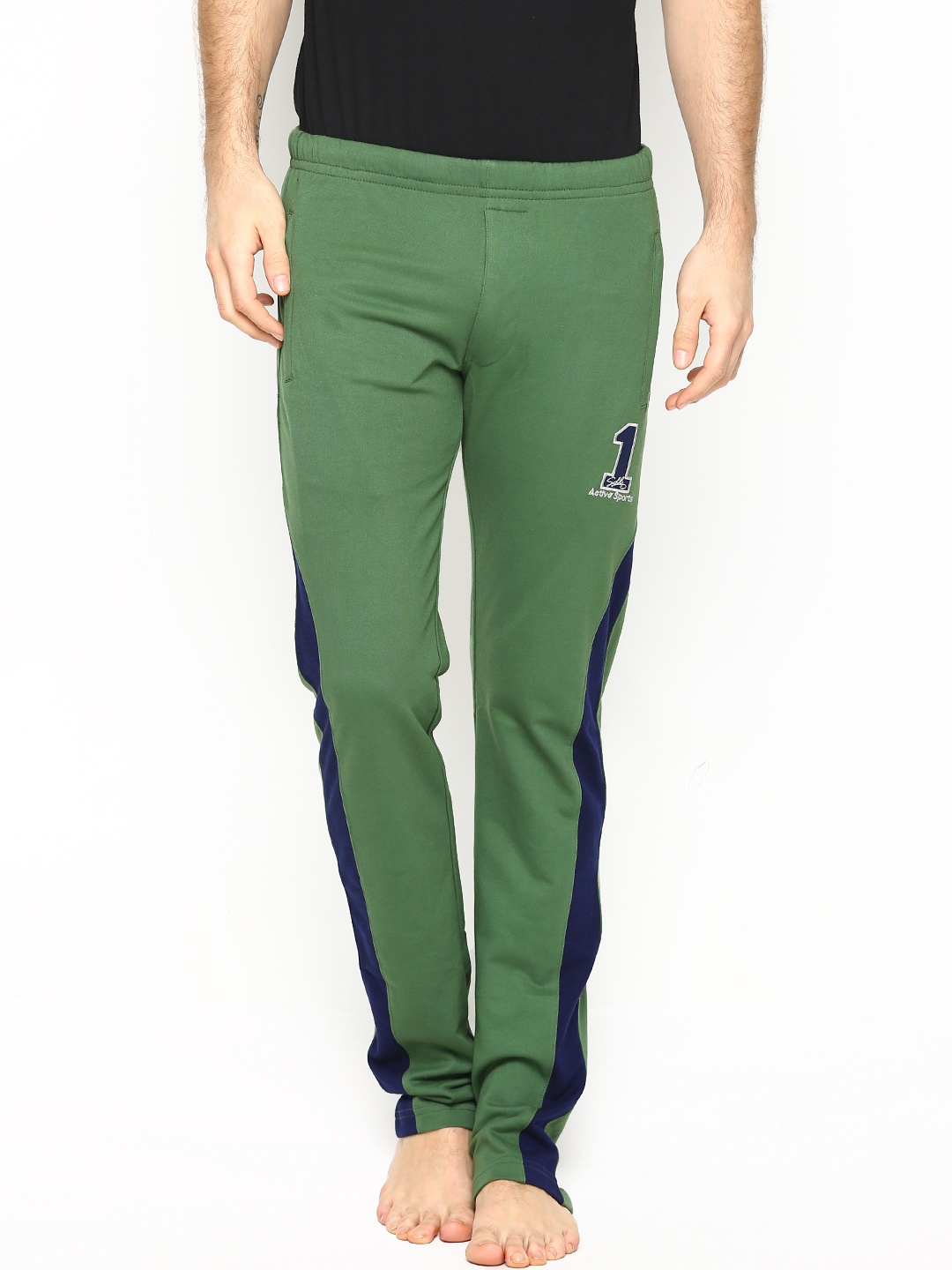 

SDL by Sweet Dreams Men Green Lounge Pants F-MP-0106