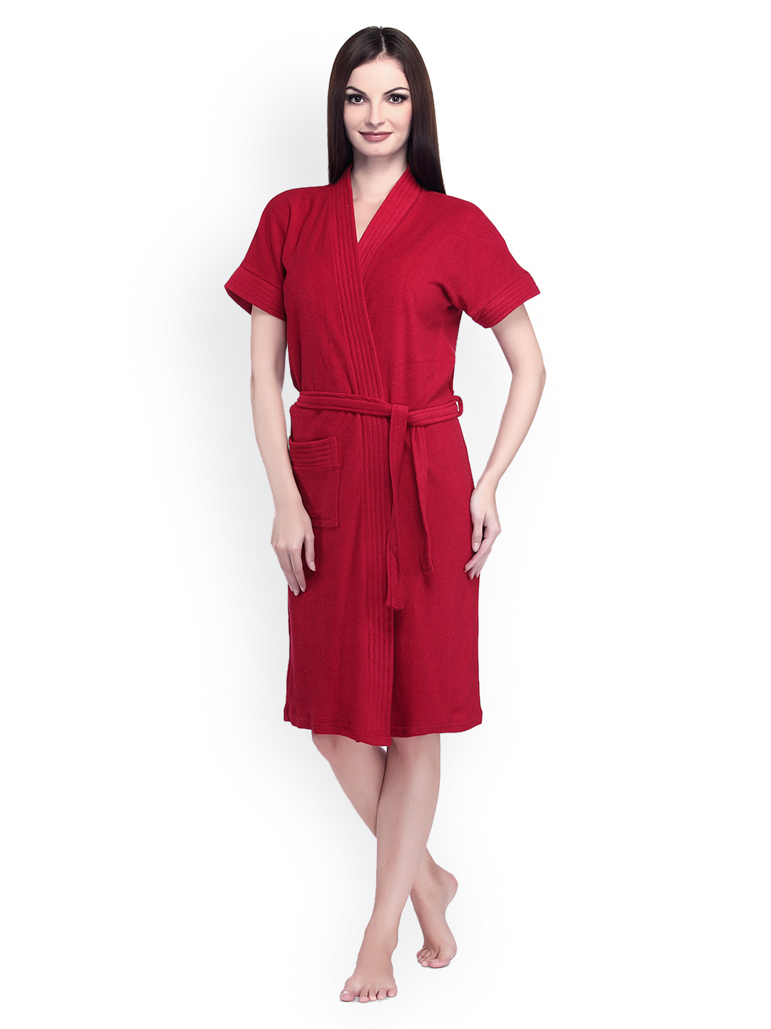 

Sand Dune Women Red Bathrobe