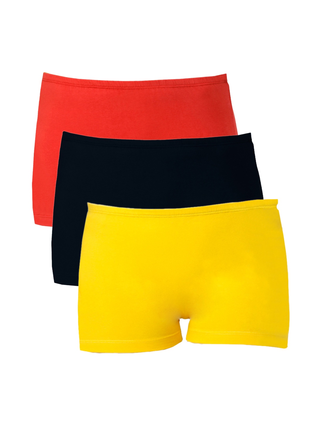 

Softrose Women Pack of 3 Boyshorts SH7004BRY, Black
