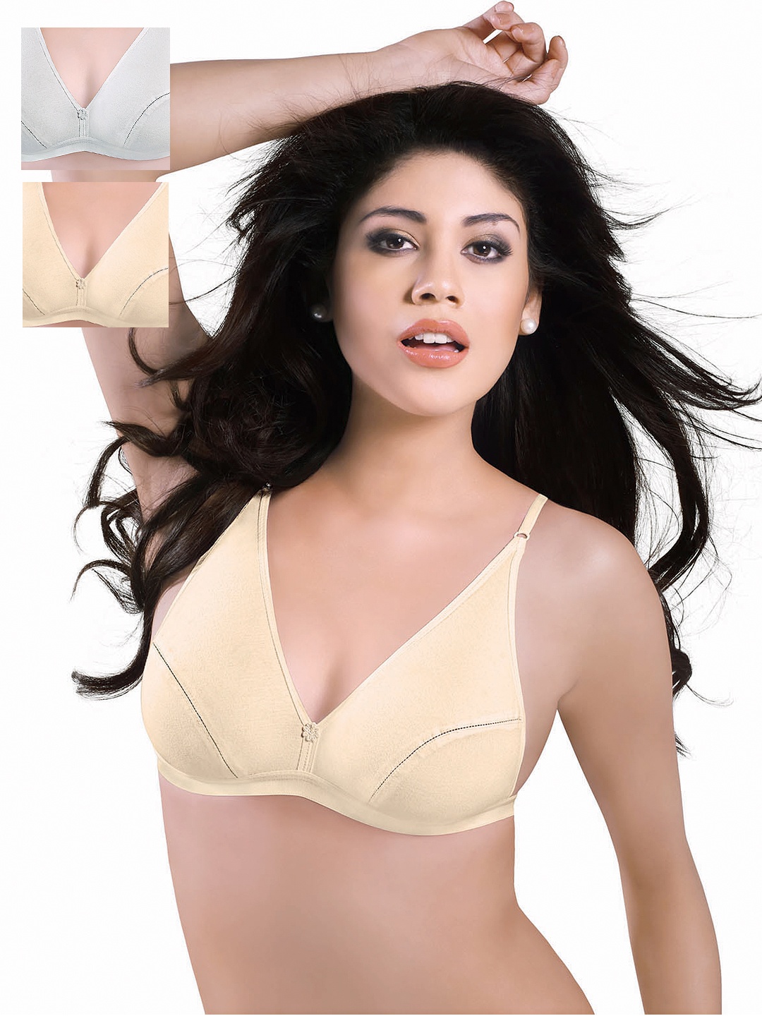 

Sonari Pack of 3 Full-Coverage T-shirt Bras, Skin